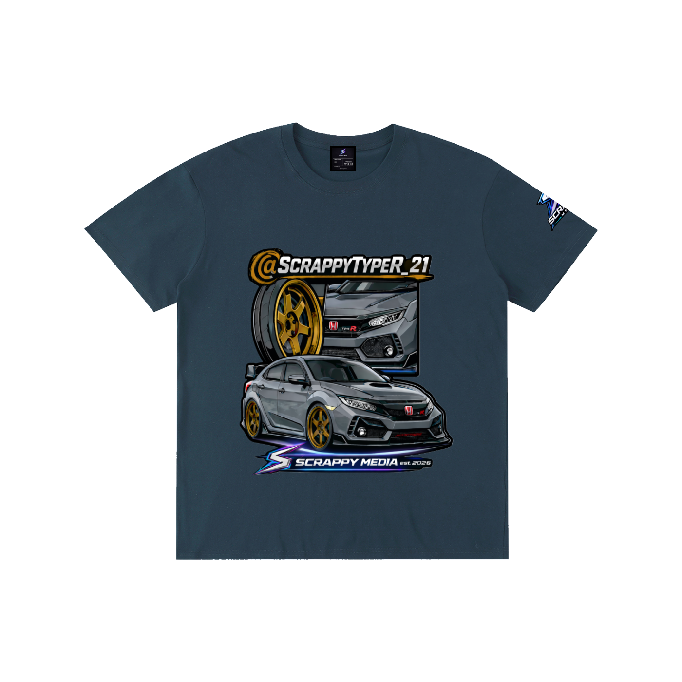 Pure Cotton Unisex T-Shirt ScrappyTypeR_21