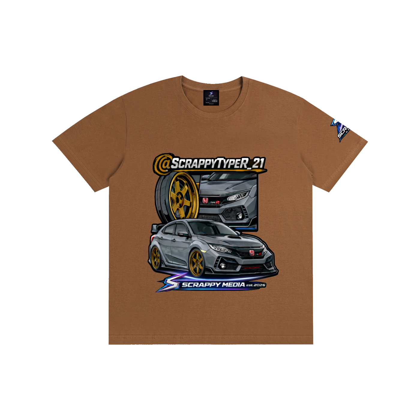 Pure Cotton Unisex T-Shirt ScrappyTypeR_21