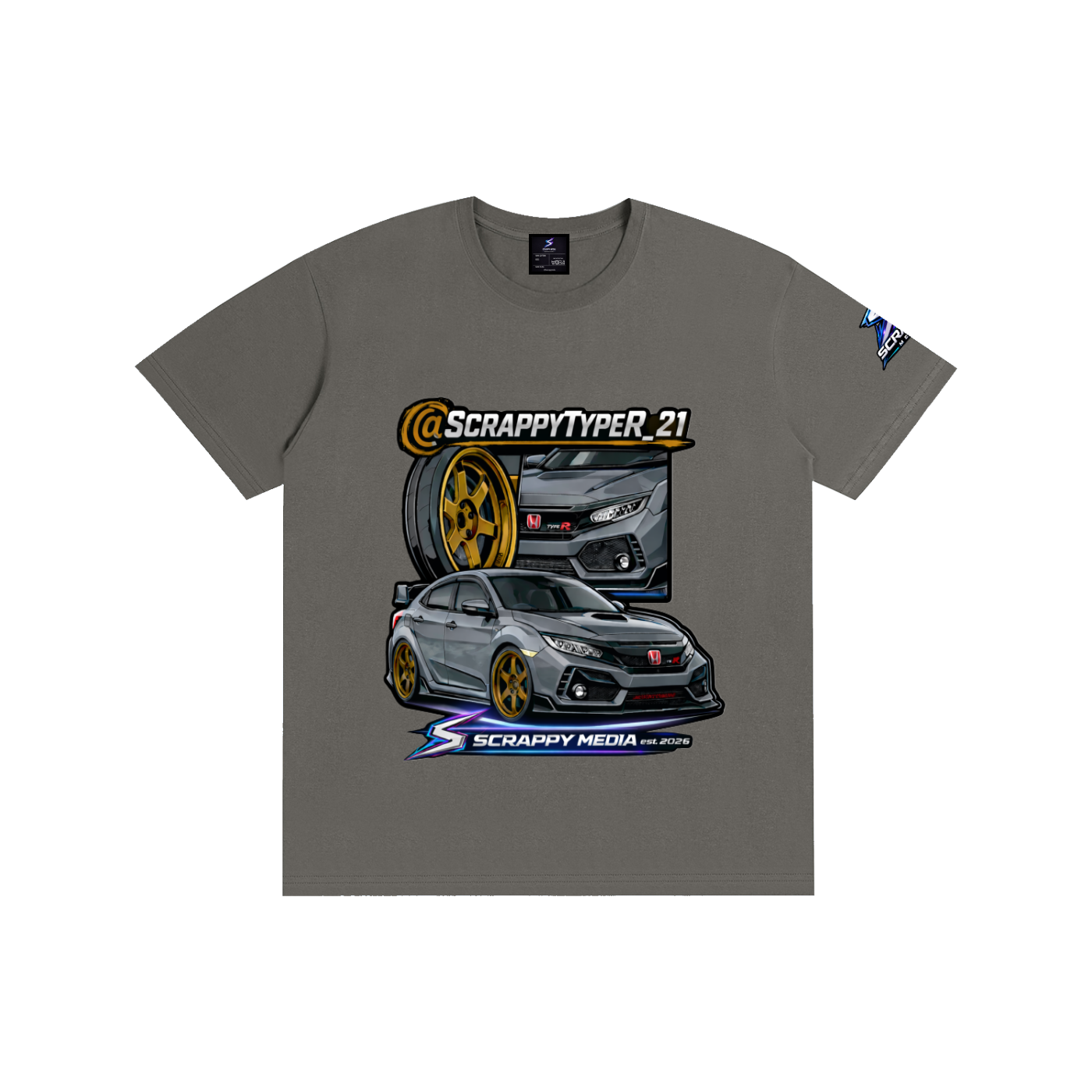 Pure Cotton Unisex T-Shirt ScrappyTypeR_21