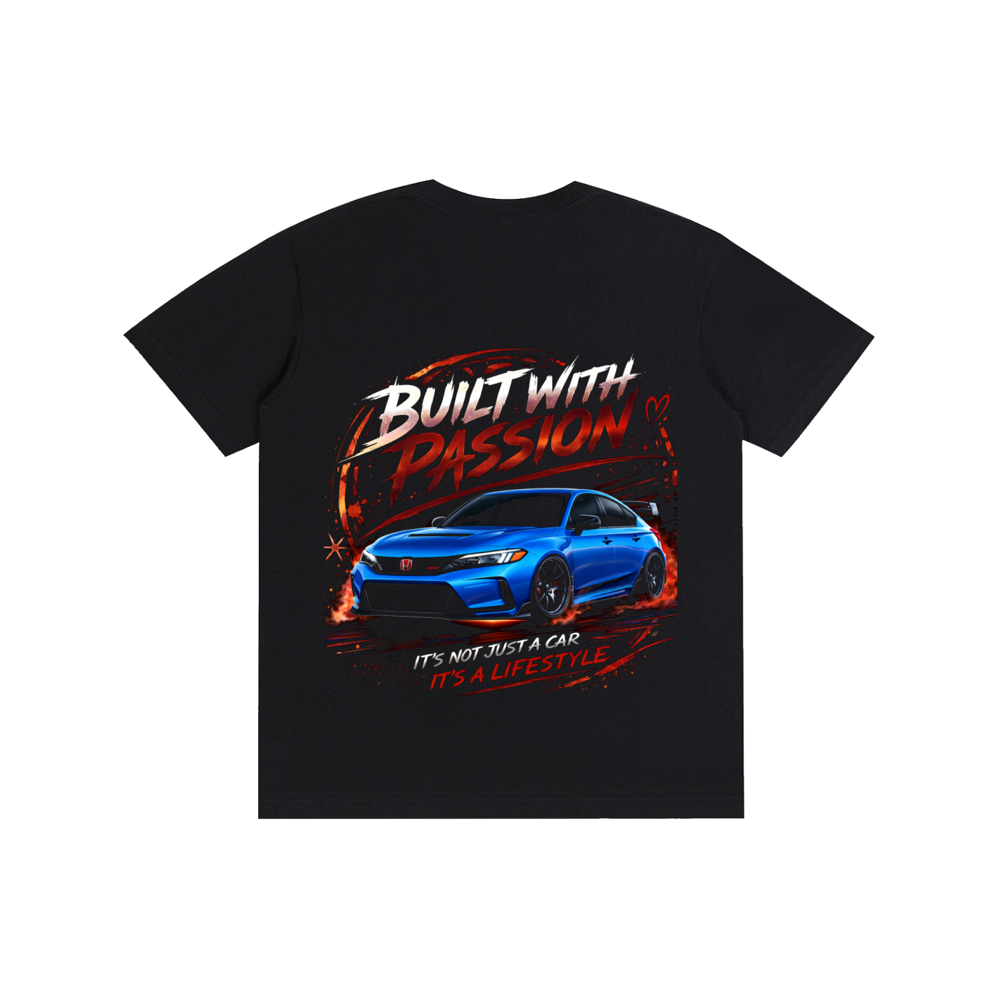 Pure Cotton Unisex T-Shirt FL5 Type R (red)