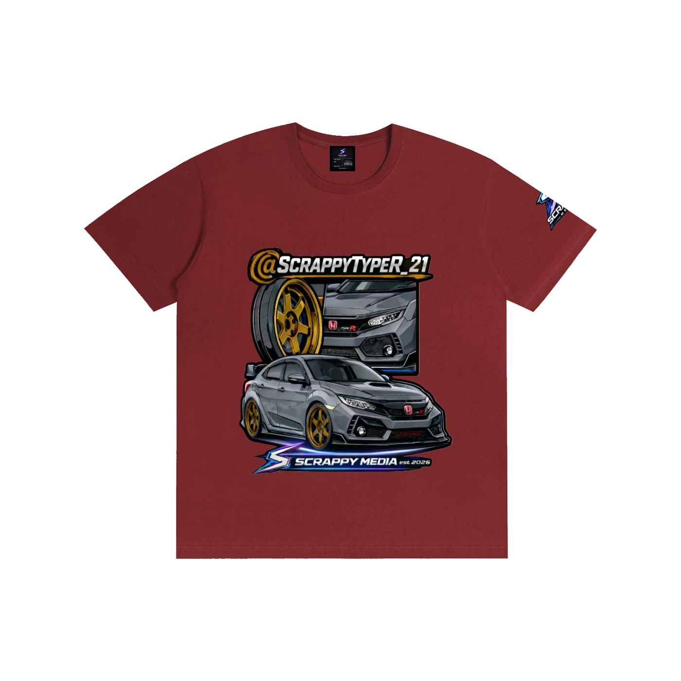 Pure Cotton Unisex T-Shirt ScrappyTypeR_21