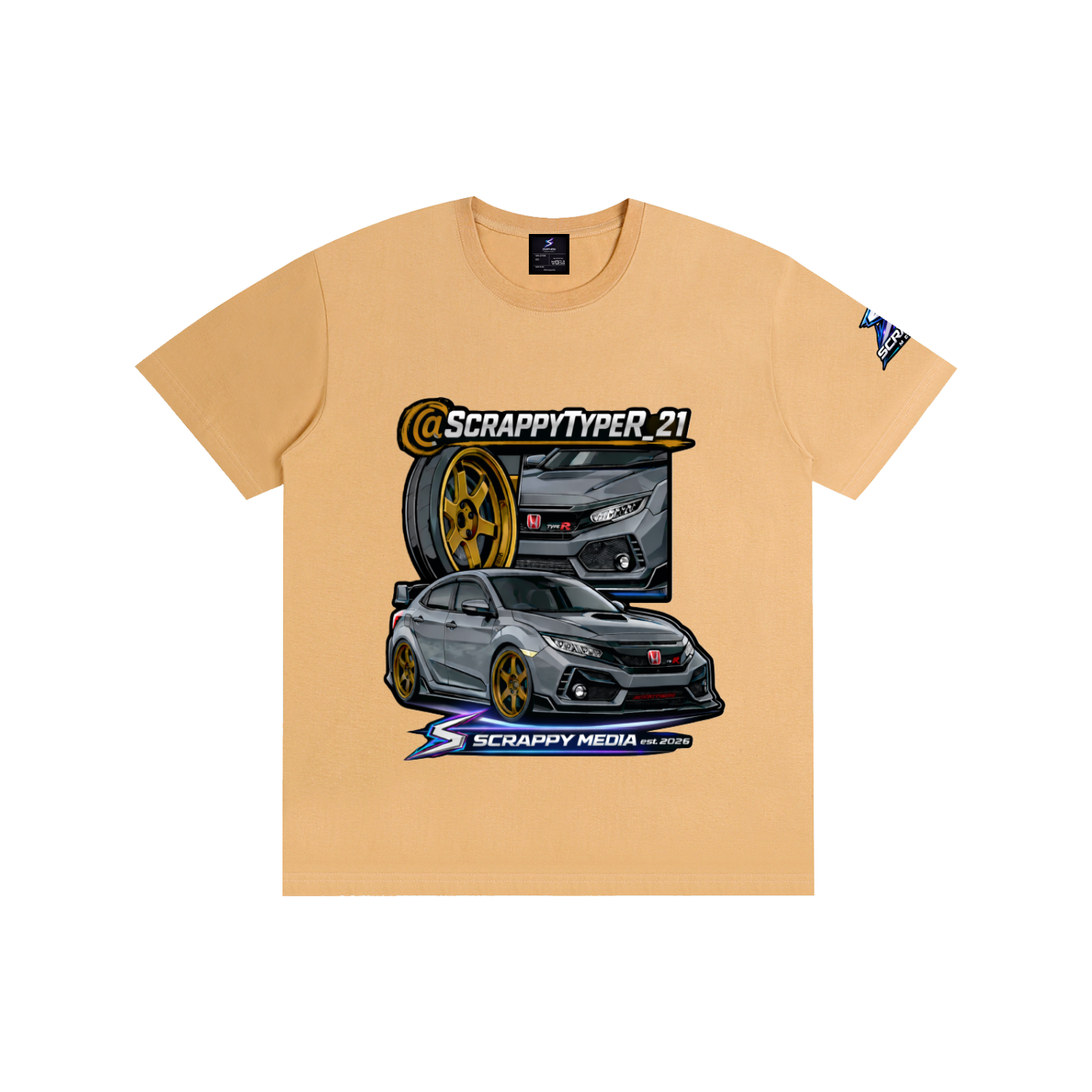 Pure Cotton Unisex T-Shirt ScrappyTypeR_21