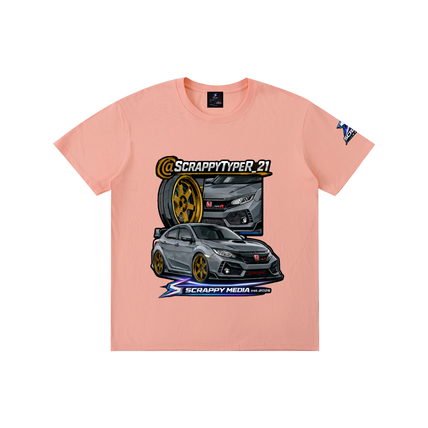 Pure Cotton Unisex T-Shirt ScrappyTypeR_21