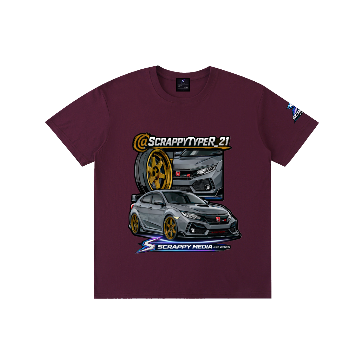 Pure Cotton Unisex T-Shirt ScrappyTypeR_21