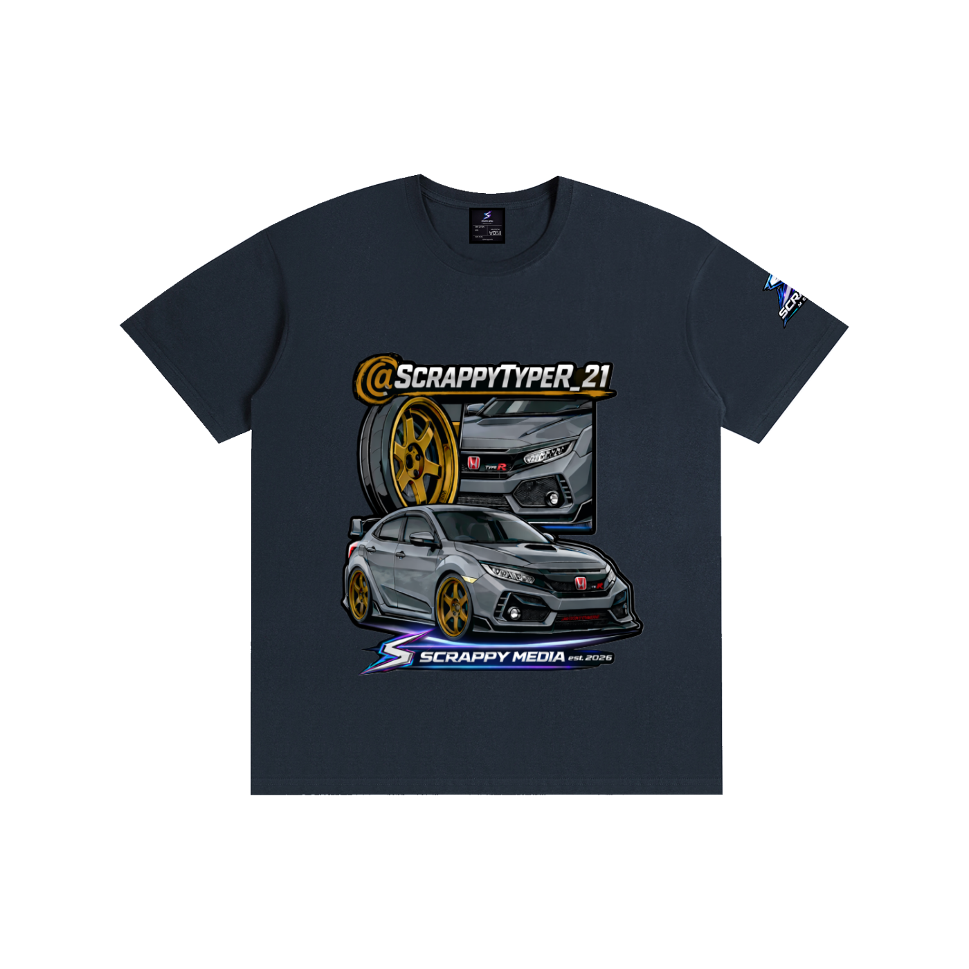 Pure Cotton Unisex T-Shirt ScrappyTypeR_21