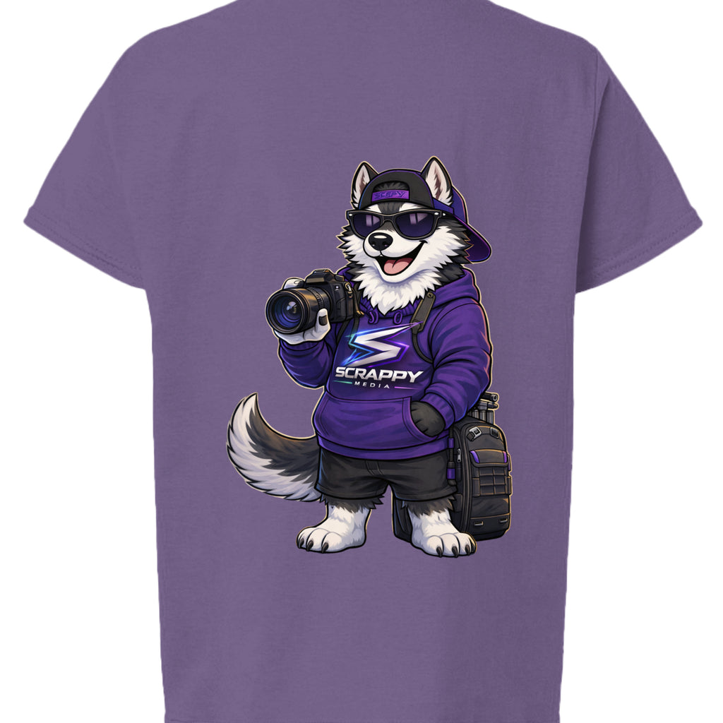 Heather Purple - G640B - BACK