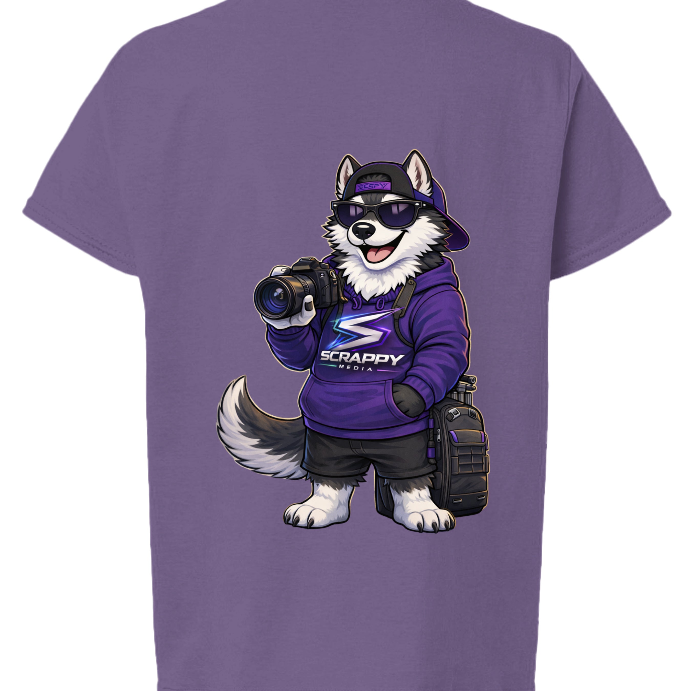 Heather Purple - G640B - BACK