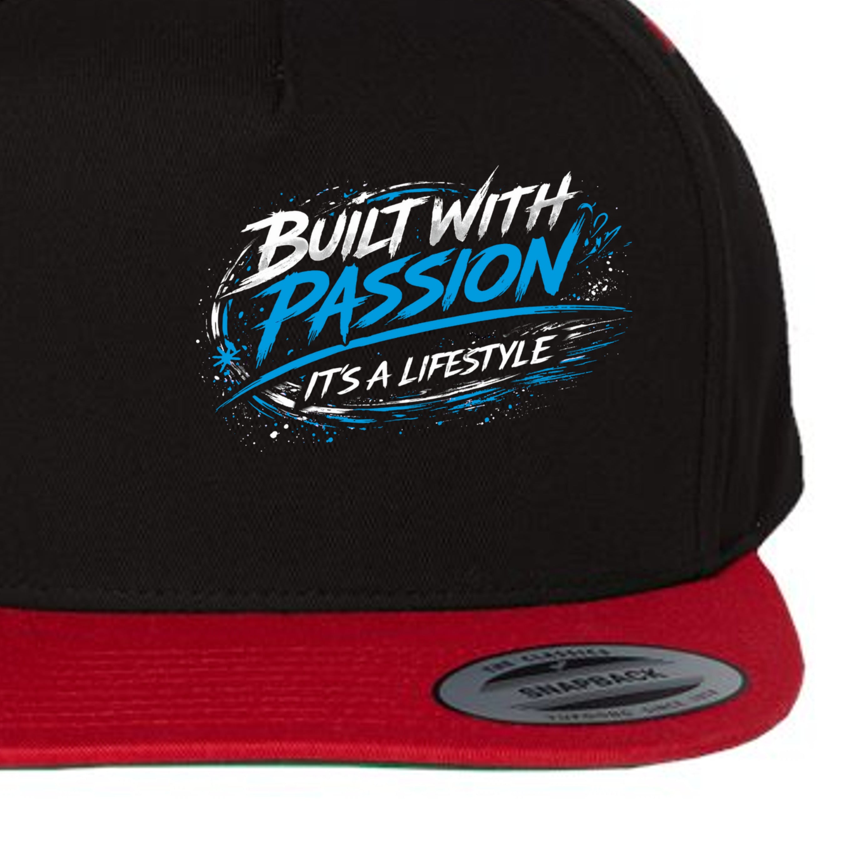 Black/ Red - Y6007 - FRONT